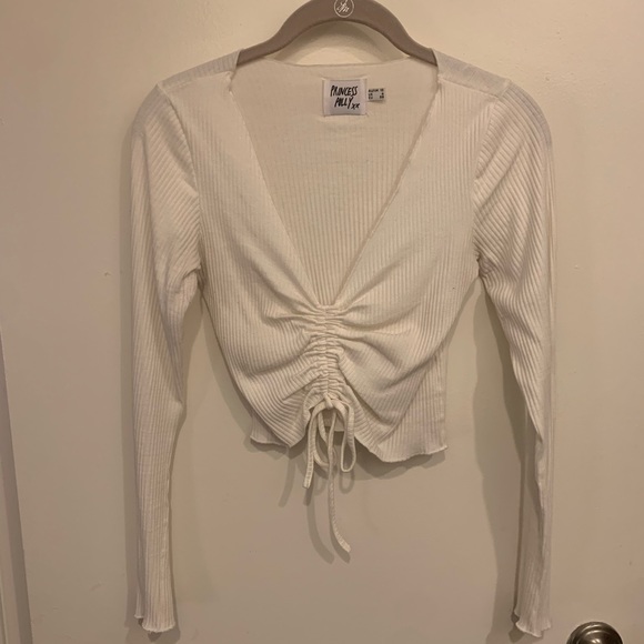 Princess Polly Pinch Me Top in White - Picture 2 of 3